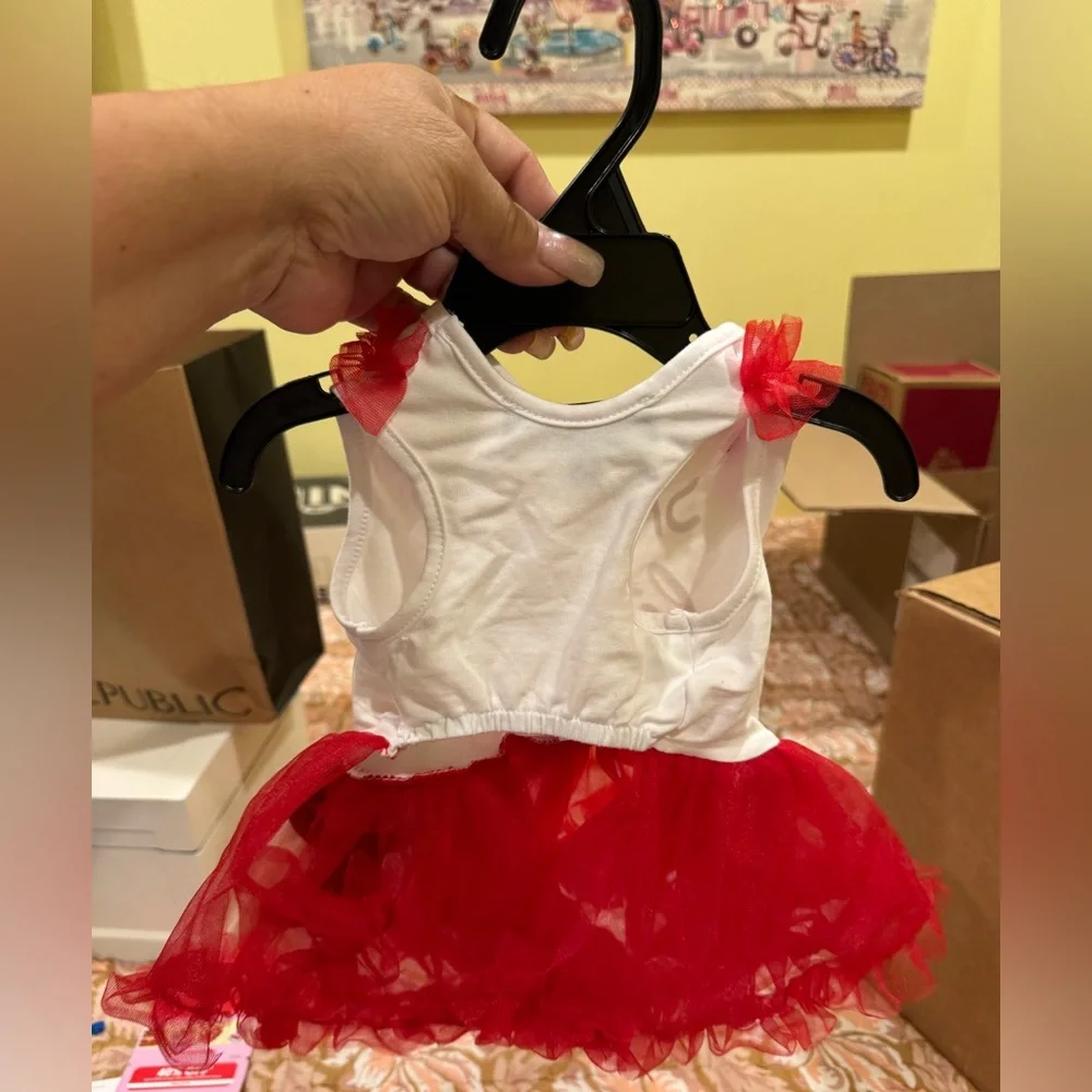 NWT “PAWPATU” ”Santa's Little Helper” Red Dress Sz M
